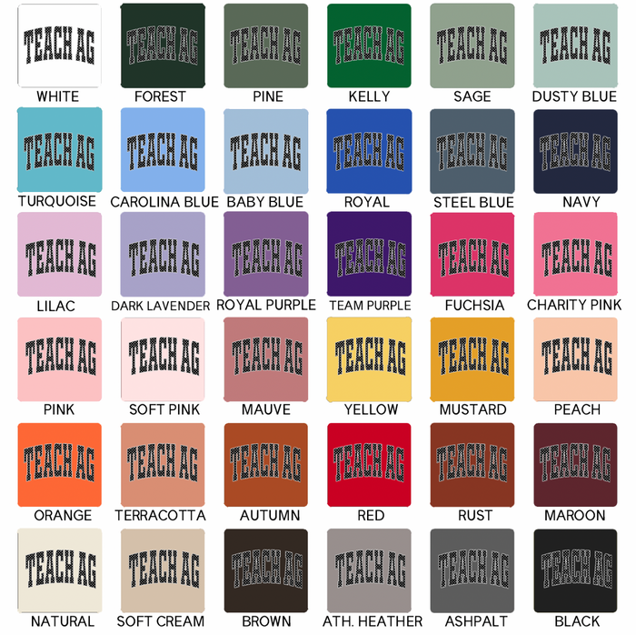 TEACH AG POLKA DOT - Bella Canvas T-Shirt