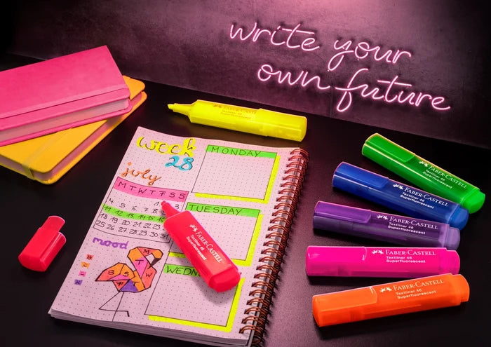 Textliner Neon Highlighters - Set of 8