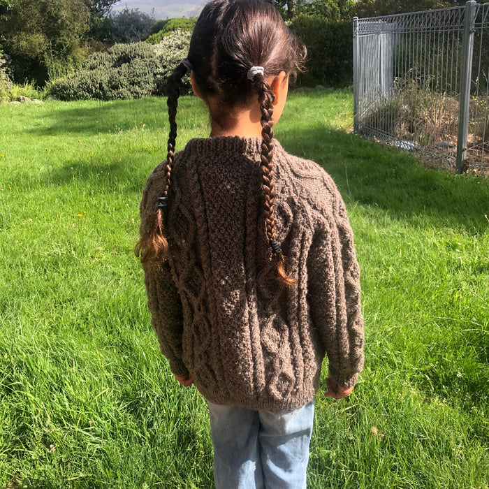 The Tin Shed - Children Handknit 'Zizi & Mac' 100% Wool Sweater (TSCHK)