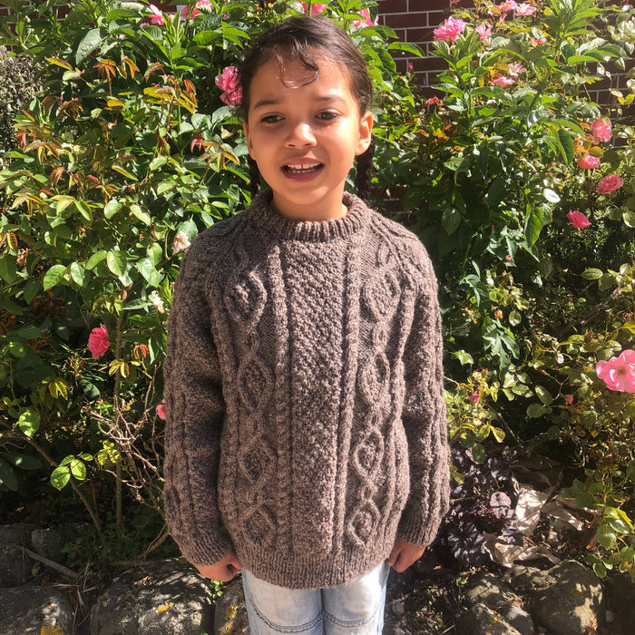 The Tin Shed - Children Handknit 'Zizi & Mac' 100% Wool Sweater (TSCHK)