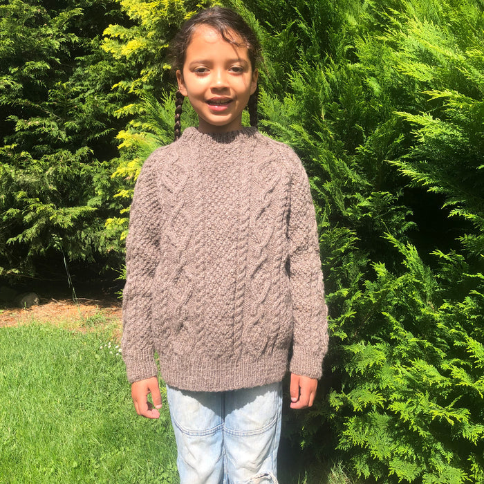 The Tin Shed - Children Handknit 'Zizi & Mac' 100% Wool Sweater (TSCHK)
