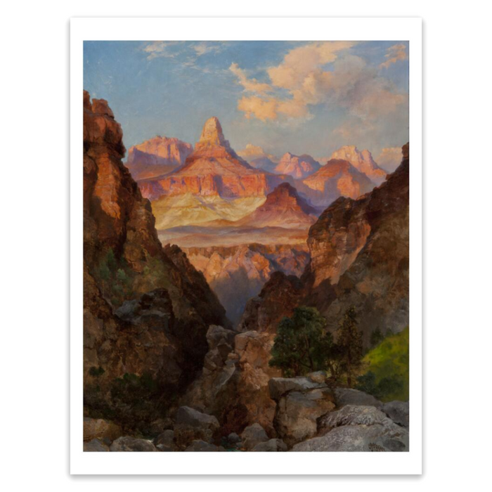 Thomas Moran "Zoroaster Temple at Sunset" Made-to-Order Print