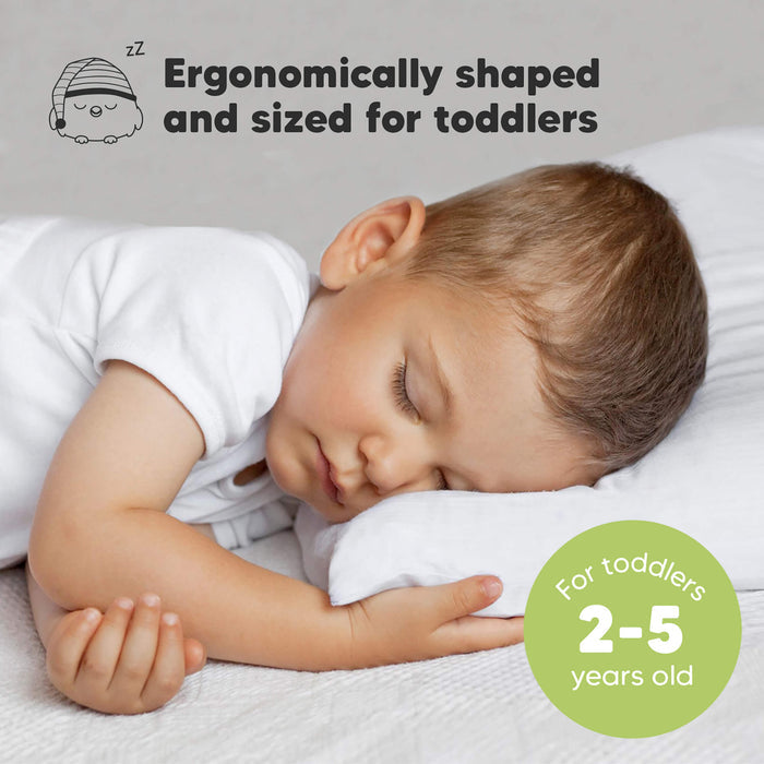 Ergonomically shaped and sized for toddlers, For toddlers 2–5 years old