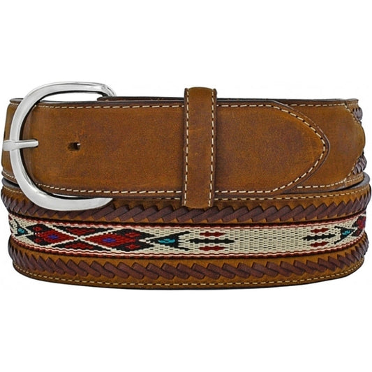 Tony Lama Laced Edge Ribbon Belt