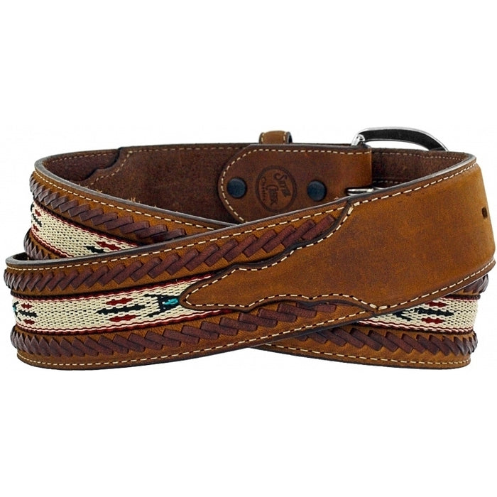 Tony Lama Laced Edge Ribbon Belt