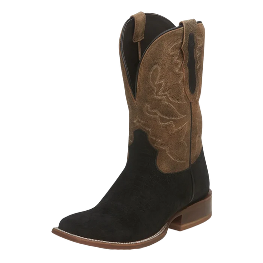 Tony Lama Tucson Wide Square Toe Tan Western Boots