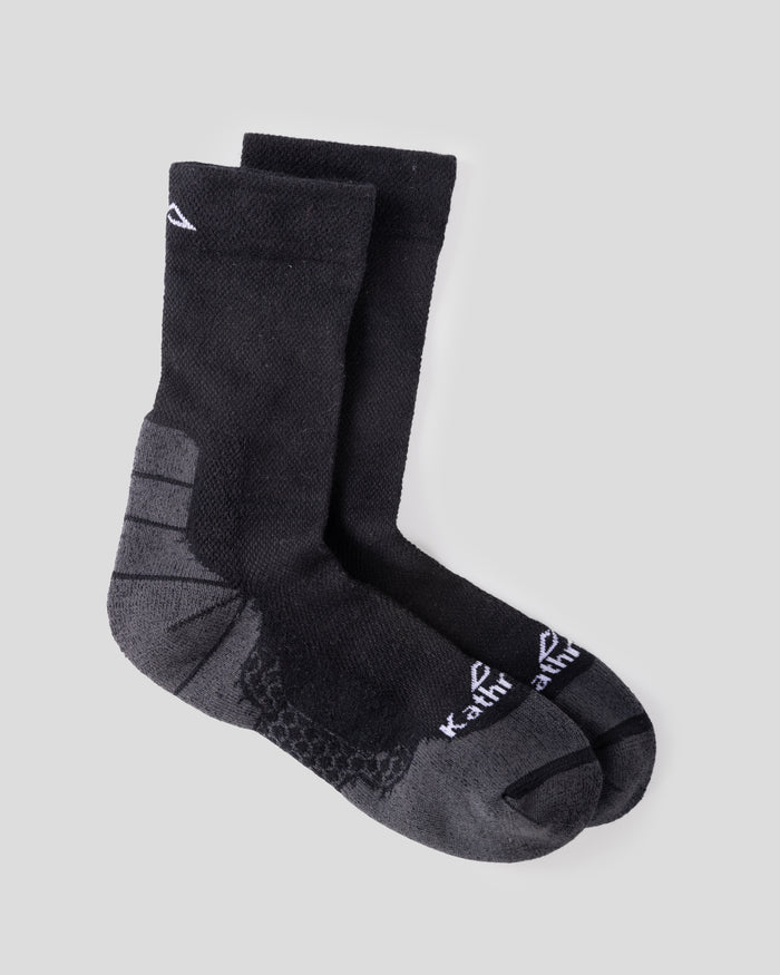 Trailhead driMOTION Mid Calf Socks - Black Stingray