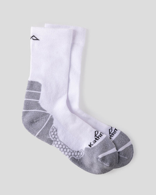Trailhead driMOTION Mid Calf Socks - White