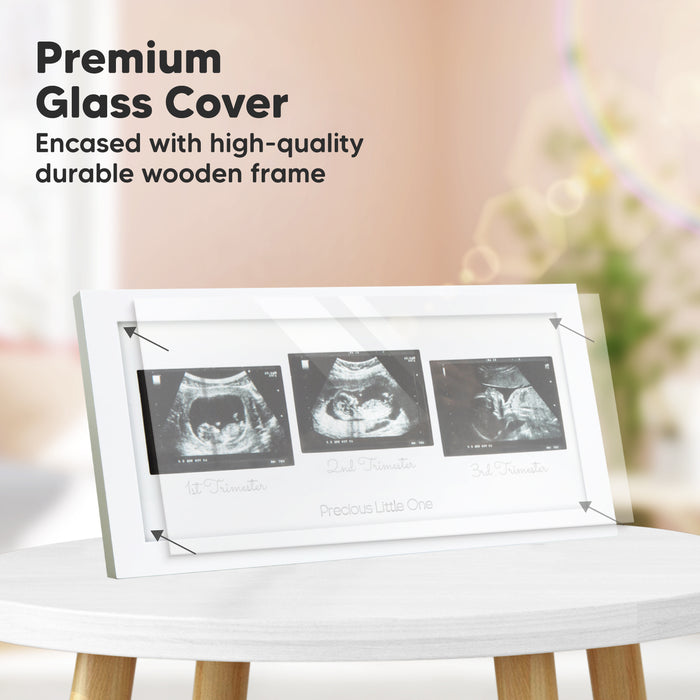 Premium Glass Cover, encased in a durable wooden frame for long-lasting protection.