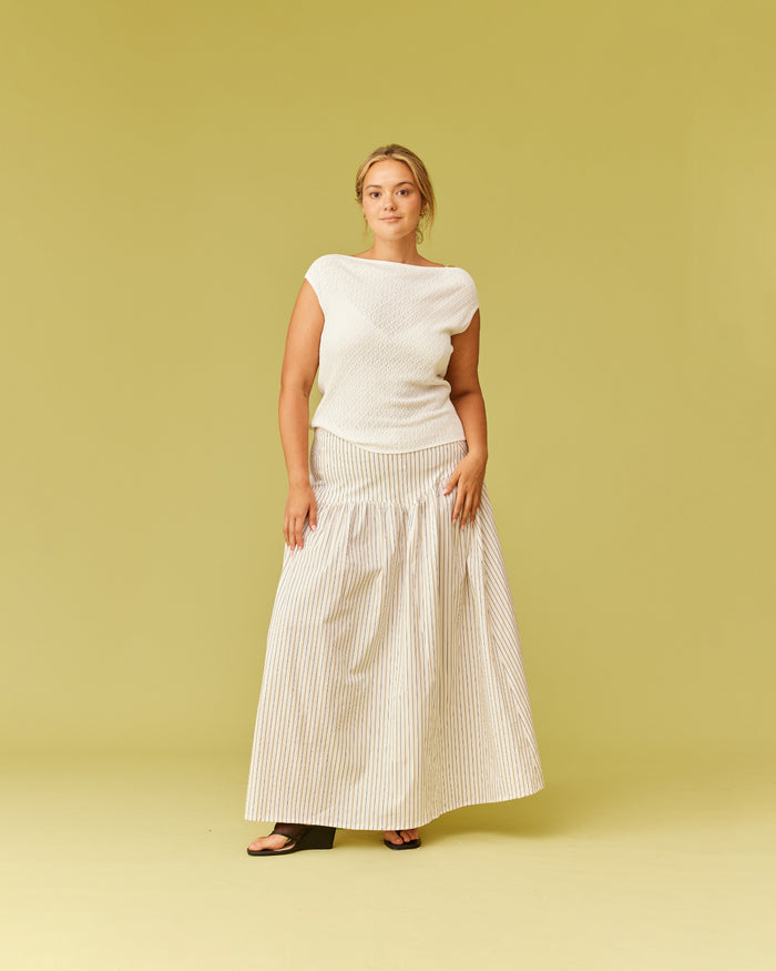 TRULLI SKIRT DUNE STRIPE