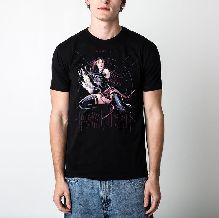 Uncanny X-Men Psylocke Classic Comfort Tee - Heroes & Villains-Marvel-T-Shirt