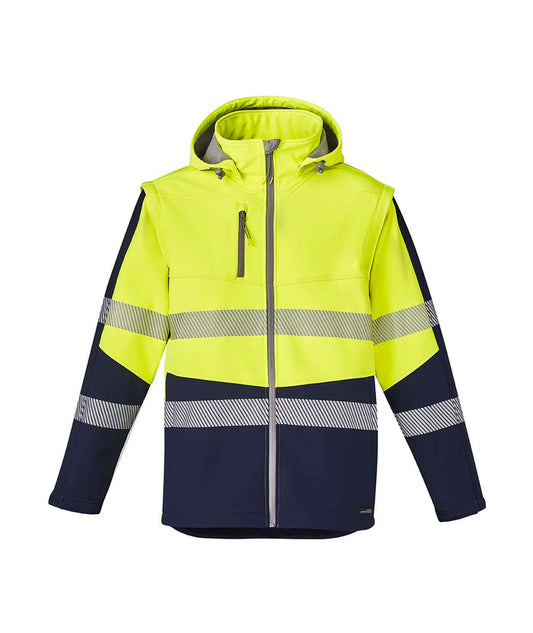 Unisex 2 In 1 Stretch Softshell Taped Jacket ZJ453