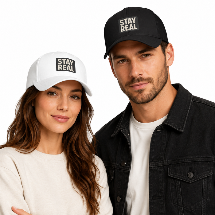 Unisex low-profile dad cap showing the adjustable back closure