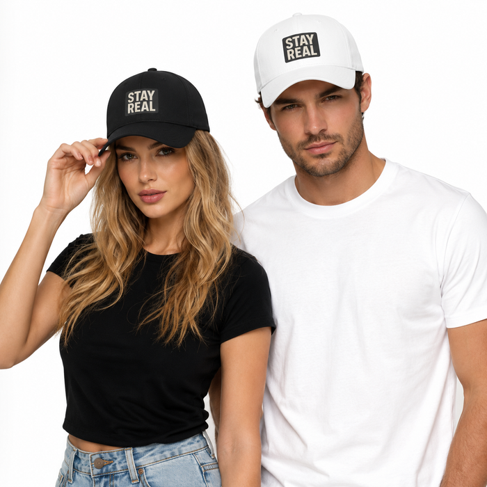 White low-profile cotton twill cap for casual everyday outfits