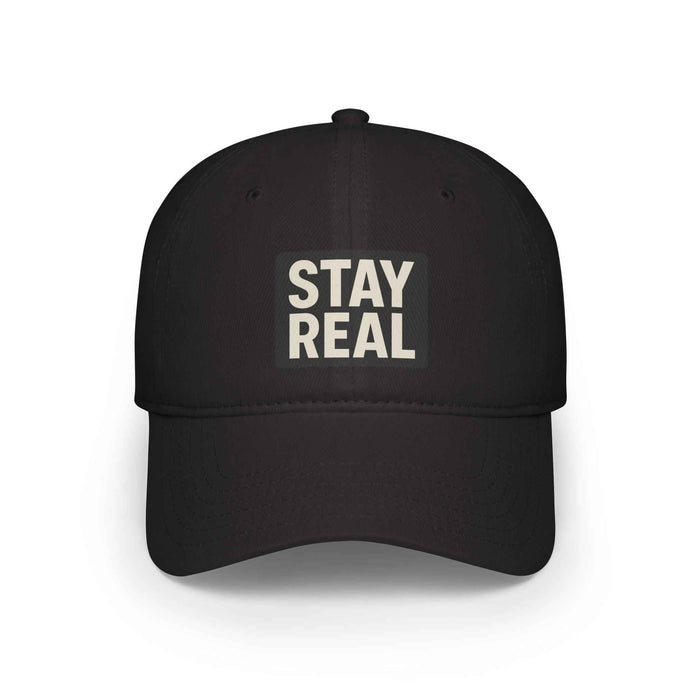 Unisex cotton dad cap gift idea in black with adjustable fit