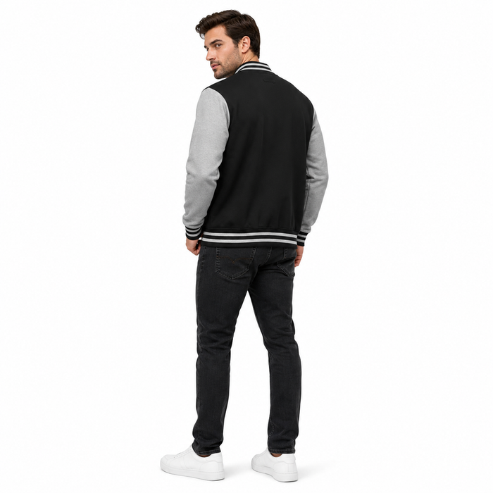 Unisex Varsity Jacket KING Heavyweight Letterman Style!