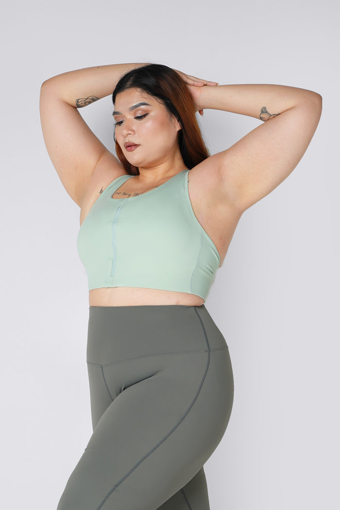 Unmatched High Support Zip Front Bra