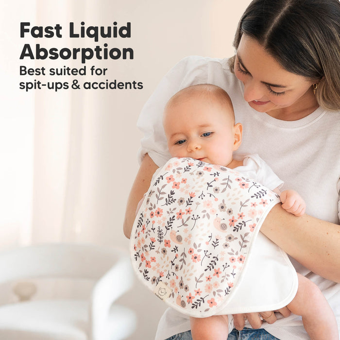 Fast Liquid Absorption
Best Suited for spit-ups & accidents