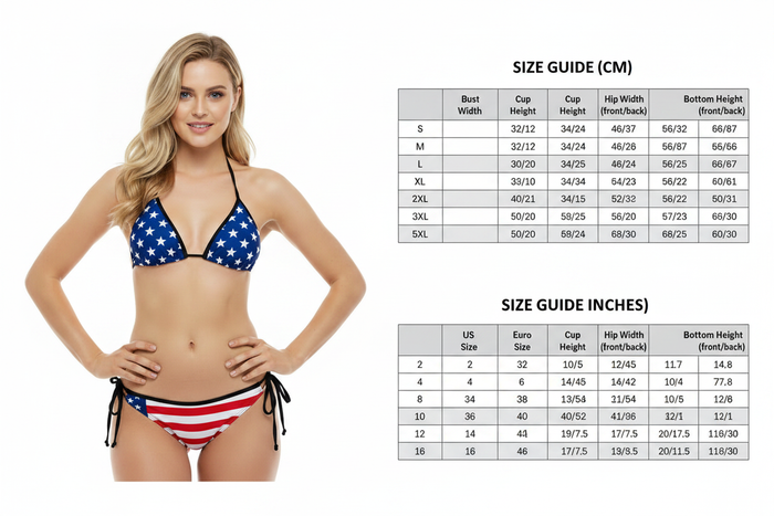 Patriotic bikini for 4th of July pool parties and vacation outfits