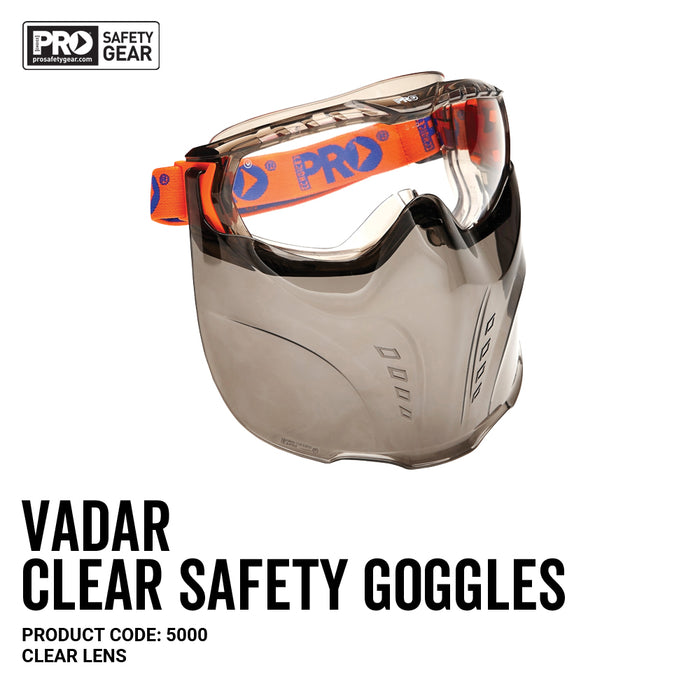 Vadar Goggle Shield Clear Lens