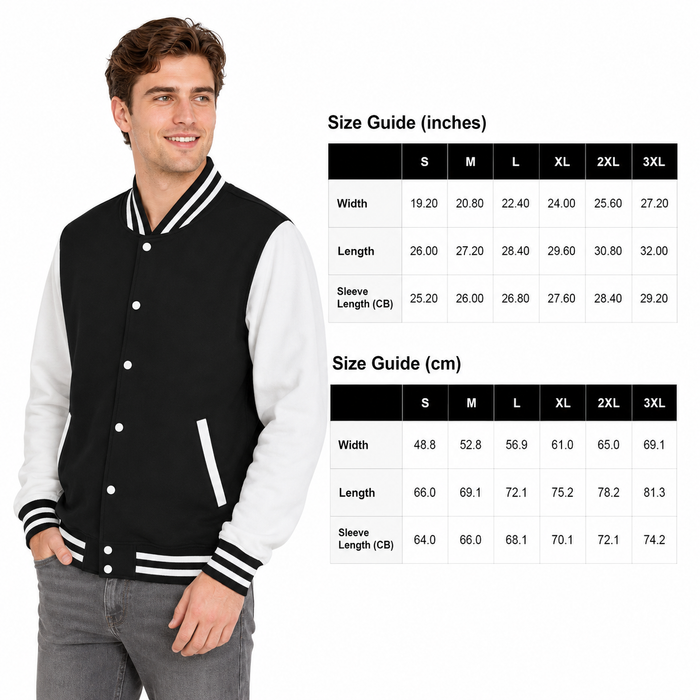 Varsity Jacket - Own the Streets Unisex Streetwear Look