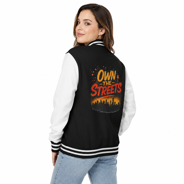 Varsity Jacket - Own the Streets Unisex Streetwear Look
