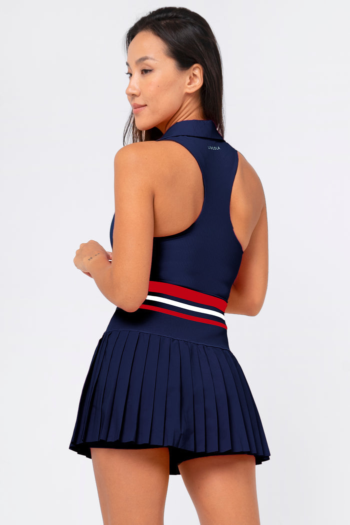 Venus Collared Ribbed Bra Tank