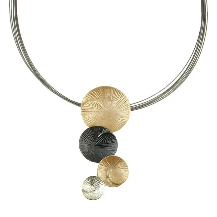 Vertical Lilies Necklace