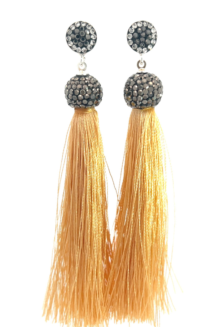 Style the Vibrant 925 Sterling Silver Tassel Earring exclusively at Born To Glam