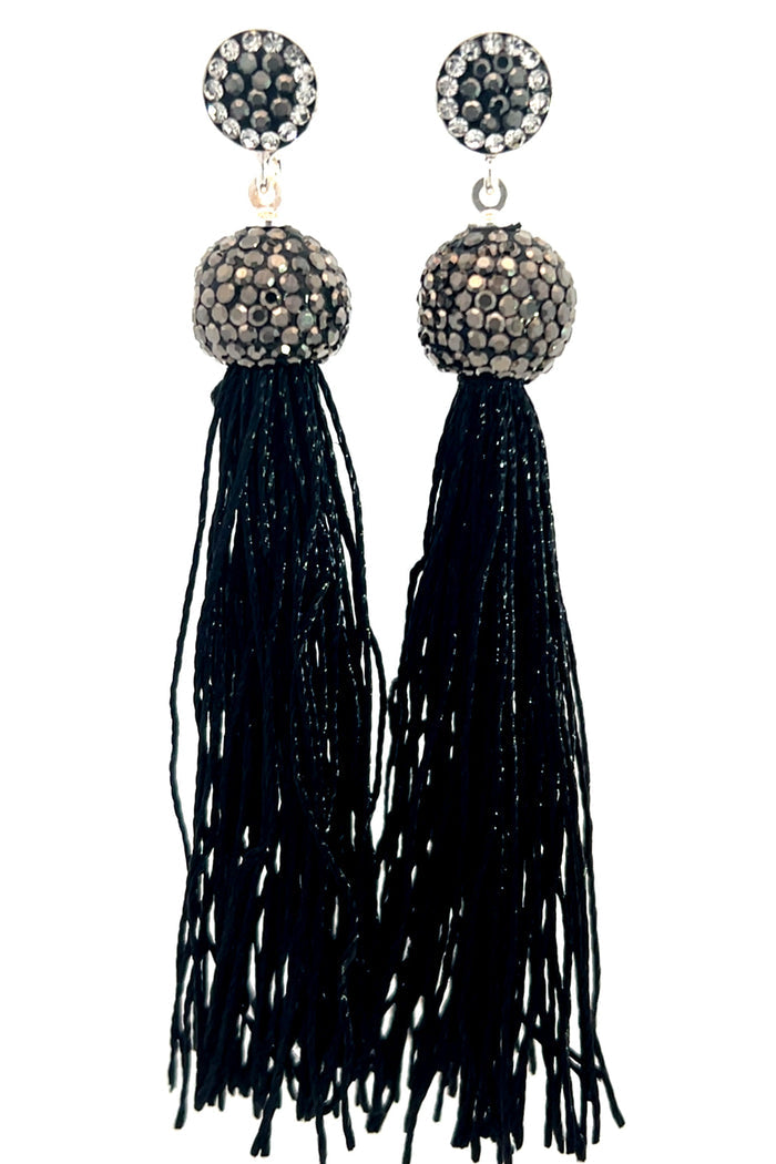 Style the Vibrant 925 Sterling Silver Tassel Earring exclusively at Born To Glam