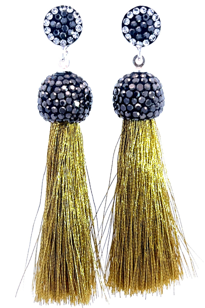 Style the Vibrant 925 Sterling Silver Tassel Earring exclusively at Born To Glam