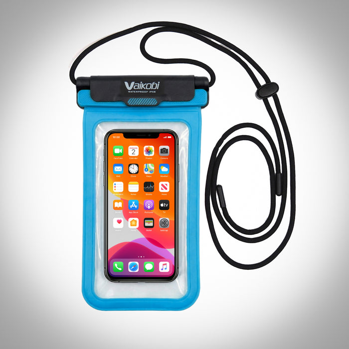 Waterproof Phone Case - Cyan