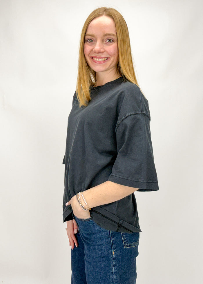 We The Free Perfect Oversized Tee - Black