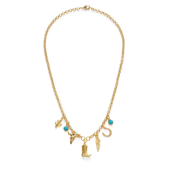 Western Desert Charm Necklace