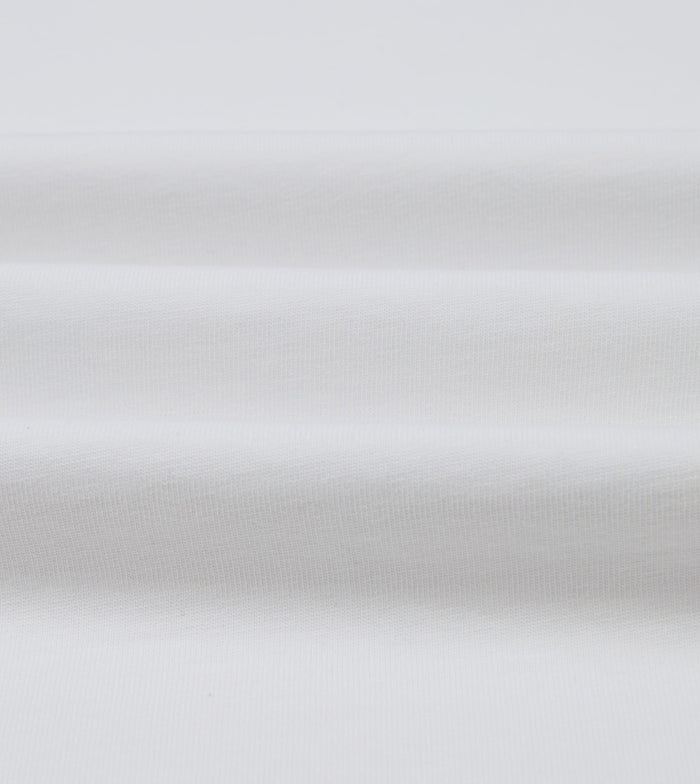 White and Navy Tipped Ringer T-Shirt