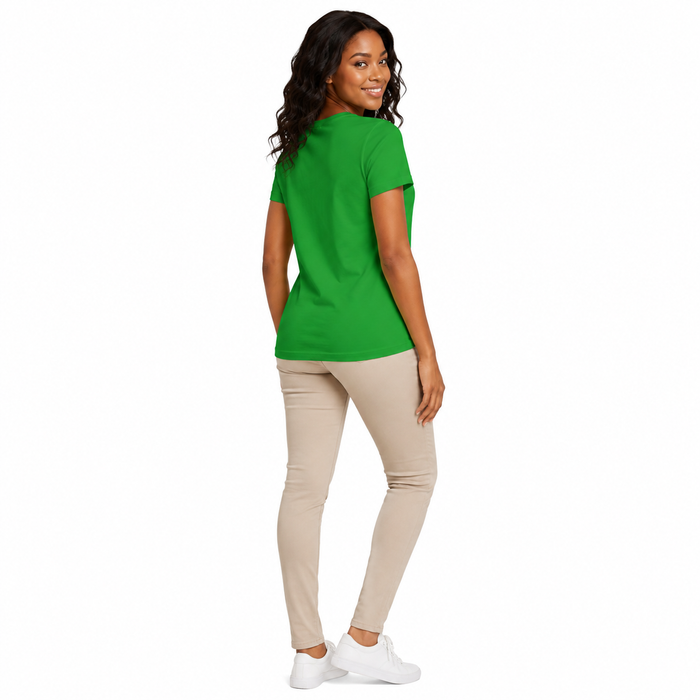 Women's graphic tees funny summer style with colorful flamingo print easy fit, and playful outfit mood for warm-weather plan.