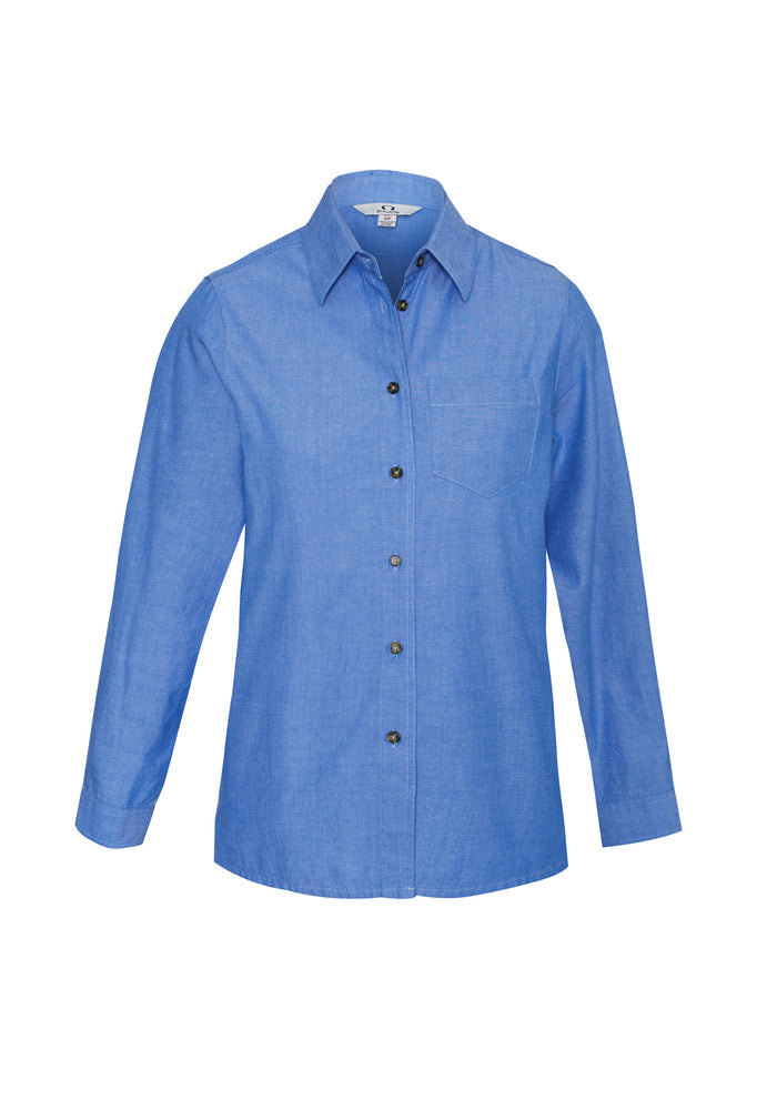 Women's Long Sleeve Chambray Shirt LB6201