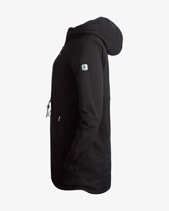 Women's Long Softshell Jacket - Black