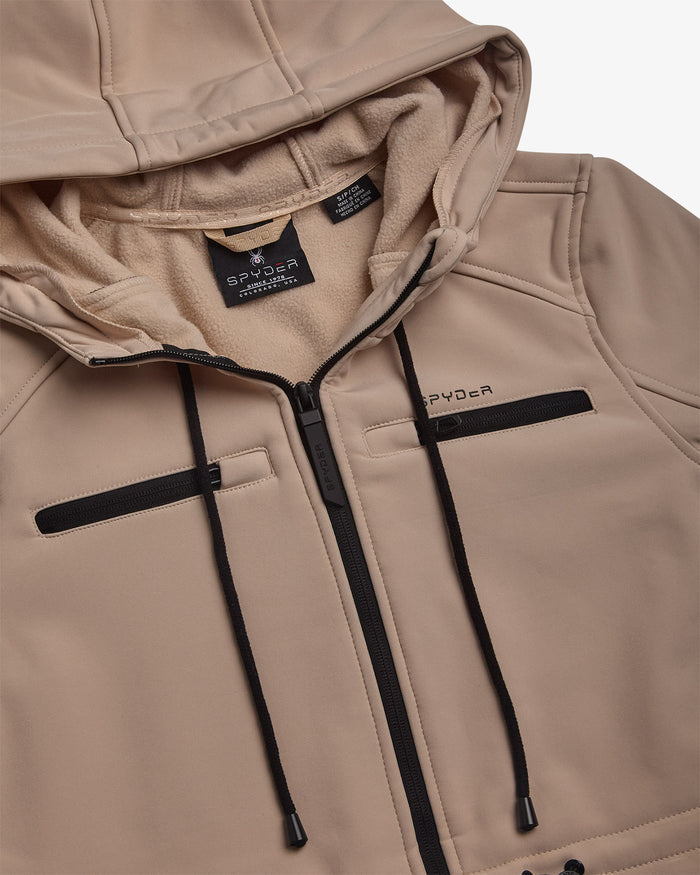 Women's Long Softshell Jacket - Clay