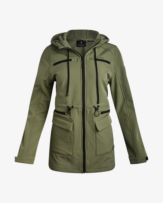 Women's Long Softshell Jacket - Sage
