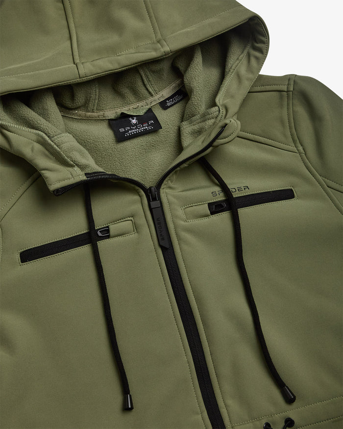 Women's Long Softshell Jacket - Sage