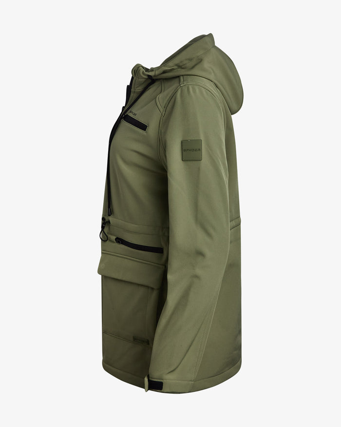 Women's Long Softshell Jacket - Sage