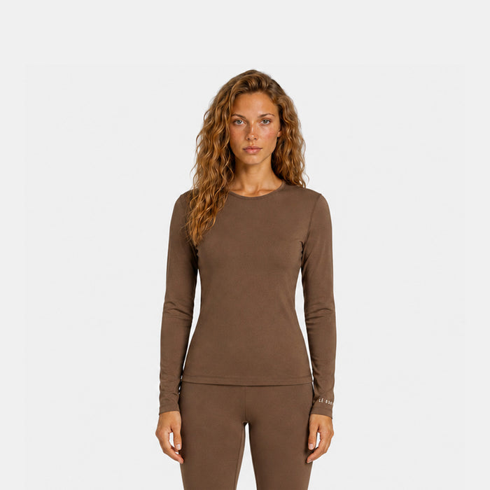 Womens Merino Midweight Base Layer Crew