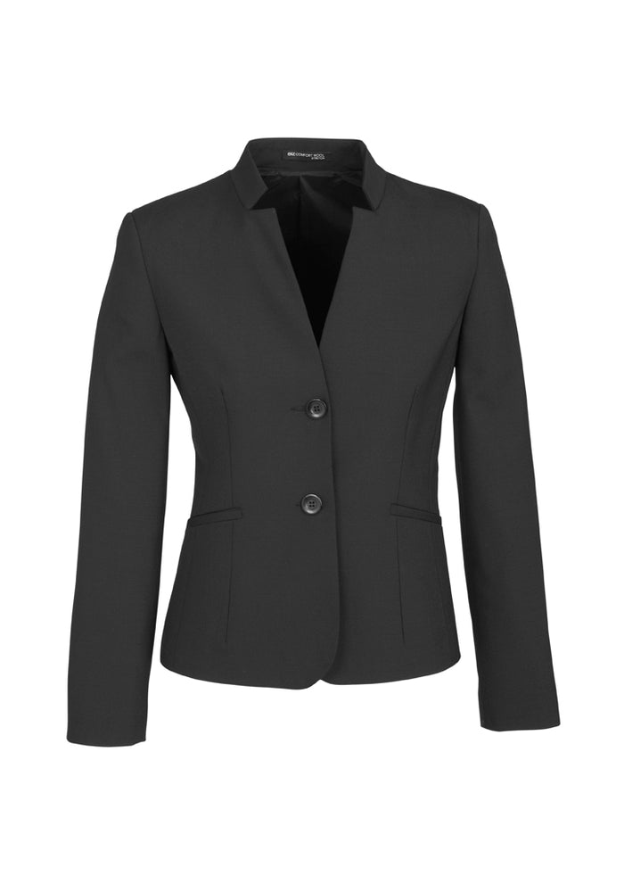 Women's Short Jacket With Reverse Lapel 64013