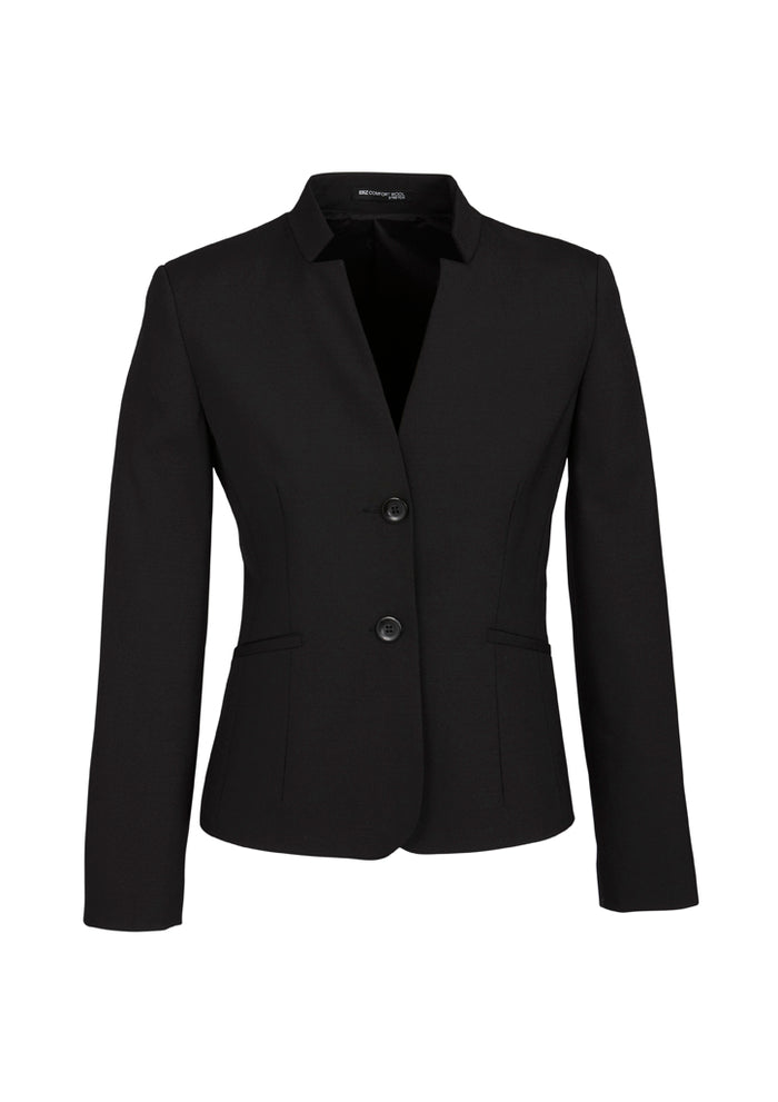 Women's Short Jacket With Reverse Lapel 64013