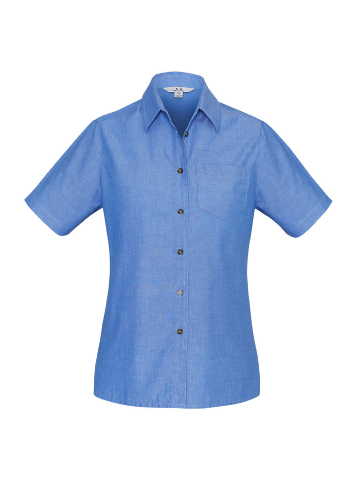 Women's Short Sleeve Chambray Shirt LB6200