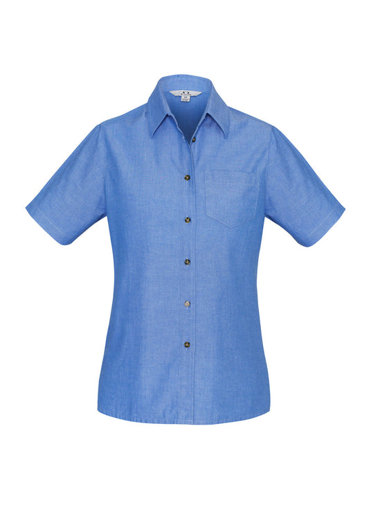 Women's Short Sleeve Chambray Shirt LB6200