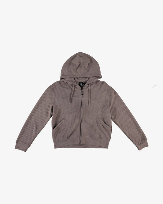 Women's Techknit Zip Hoodie - Driftwood