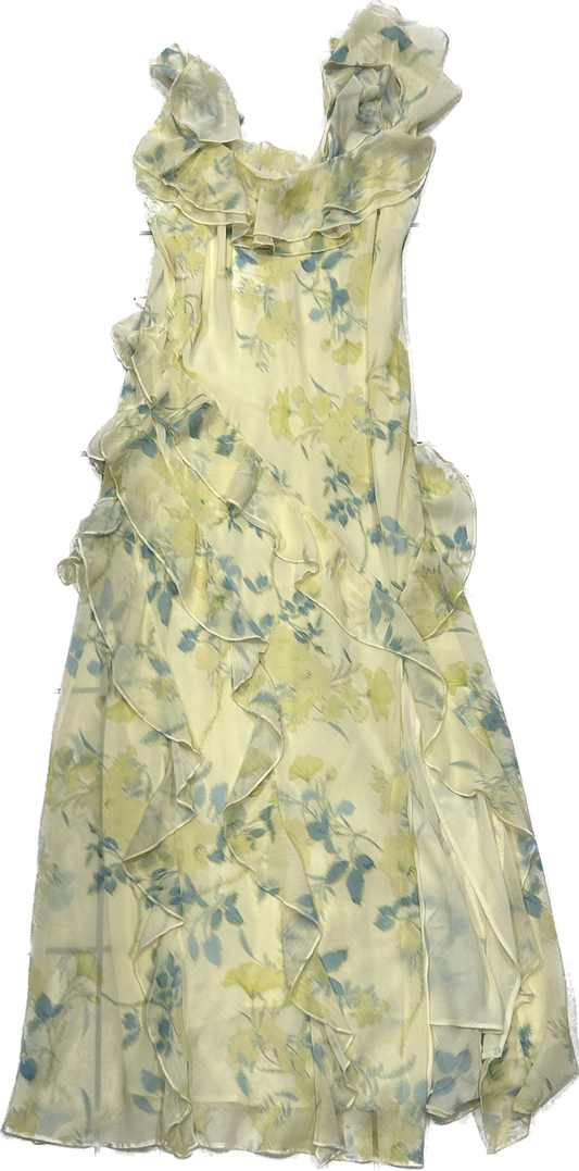 Yellow Floral Maxi Dress