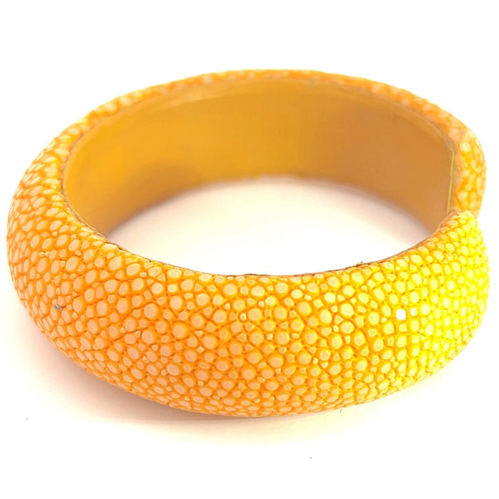 Style the Yellow Shagreen Cuff exclusively at Born To Glam